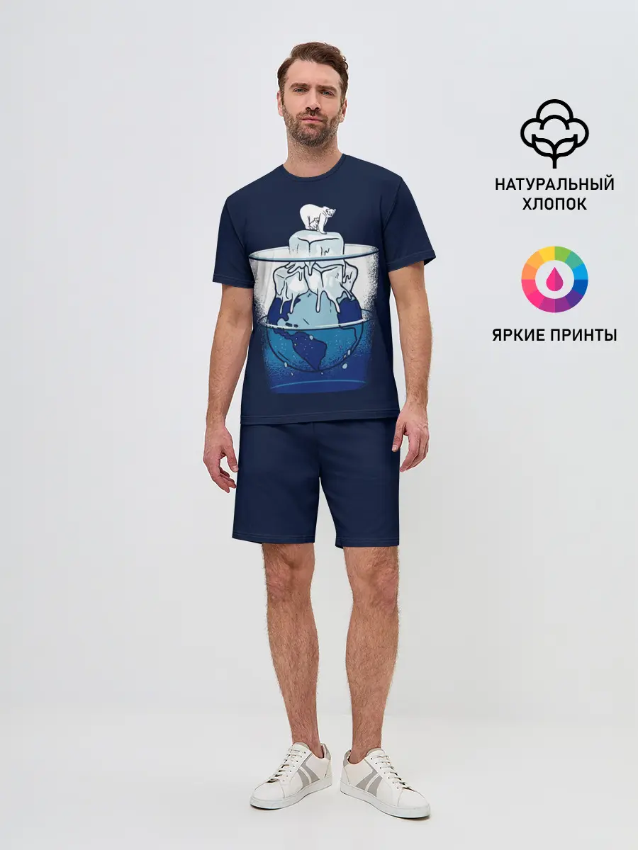 Мужской костюм с шортами / Polar Ice Bear
