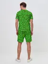 Мужской костюм с шортами / Зелёный клевер