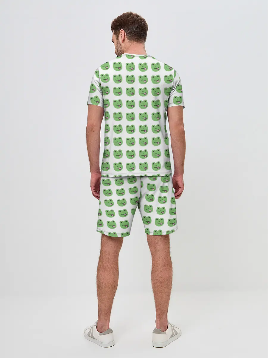 Мужской костюм с шортами / лягушки
