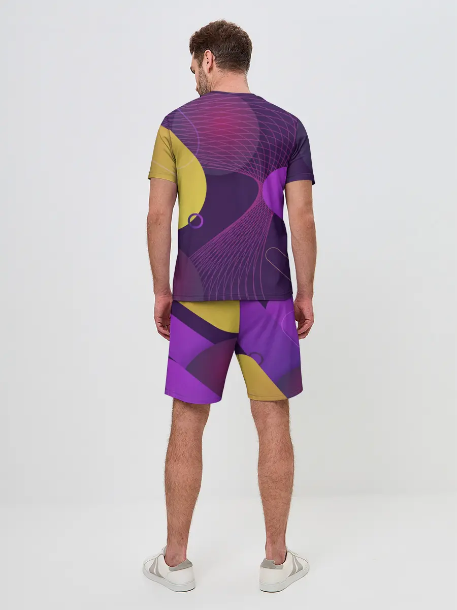 Мужской костюм с шортами / ГЕОМЕТРИЧЕСКИЕ ЛИНИИ