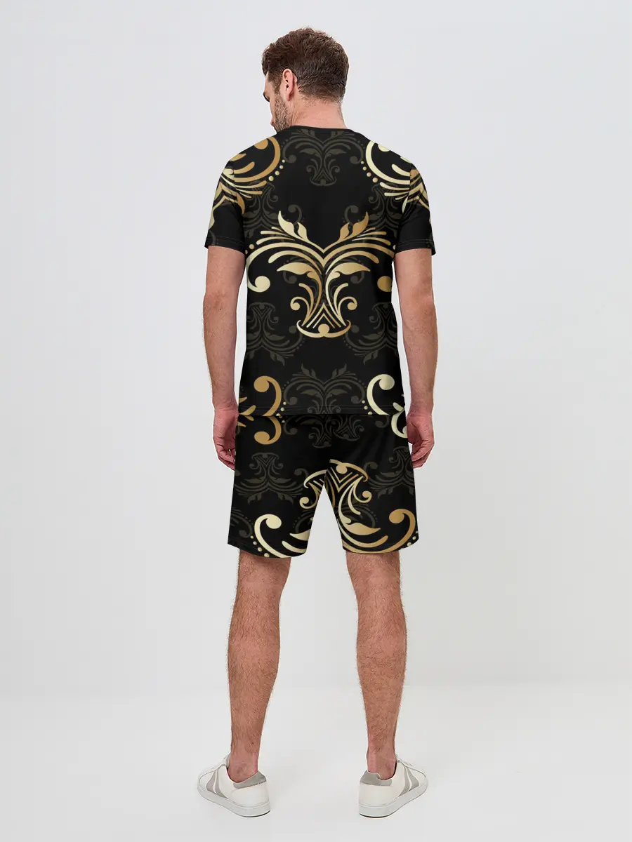 Мужской костюм с шортами / Черное золото