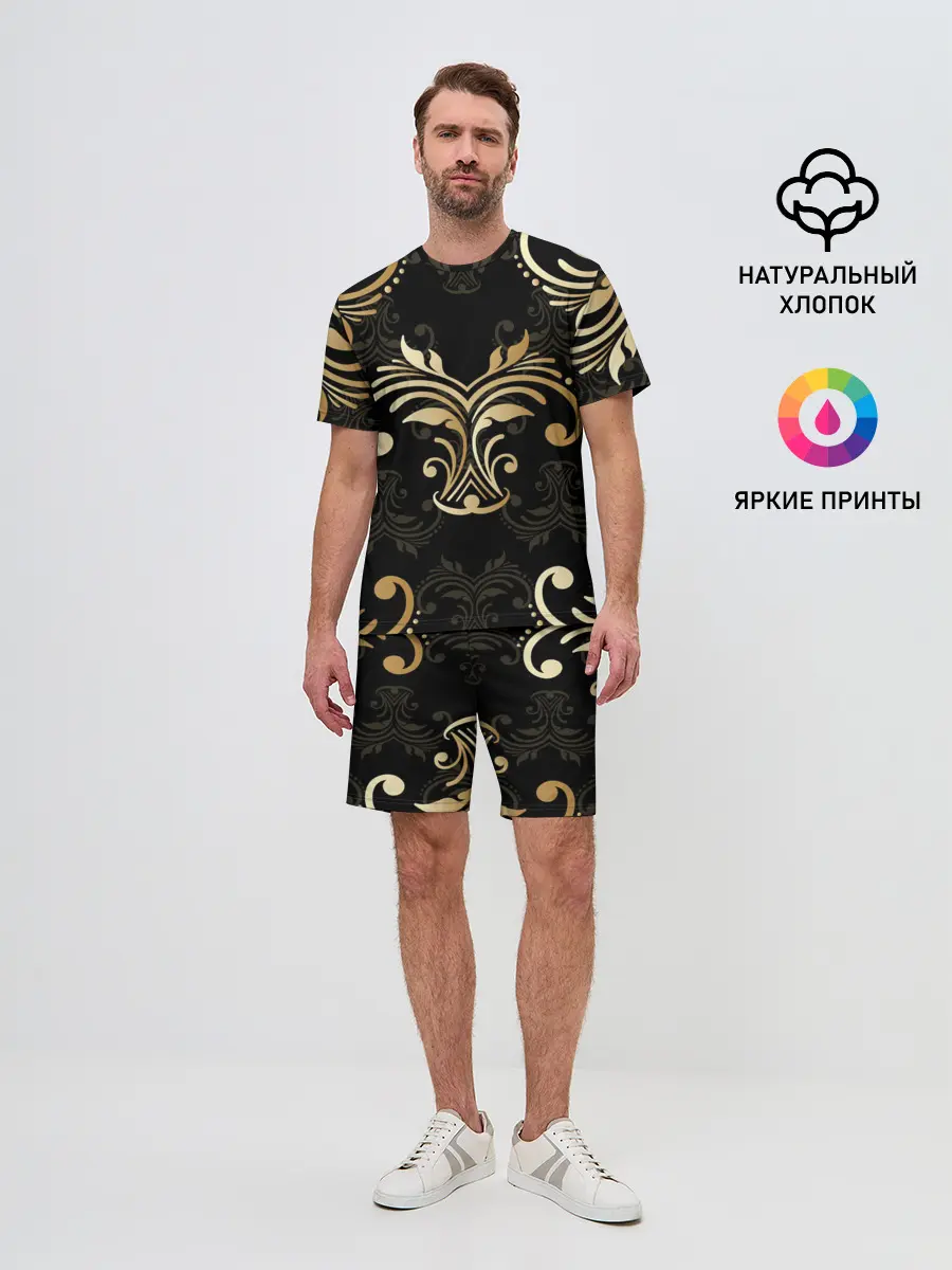 Мужской костюм с шортами / Черное золото
