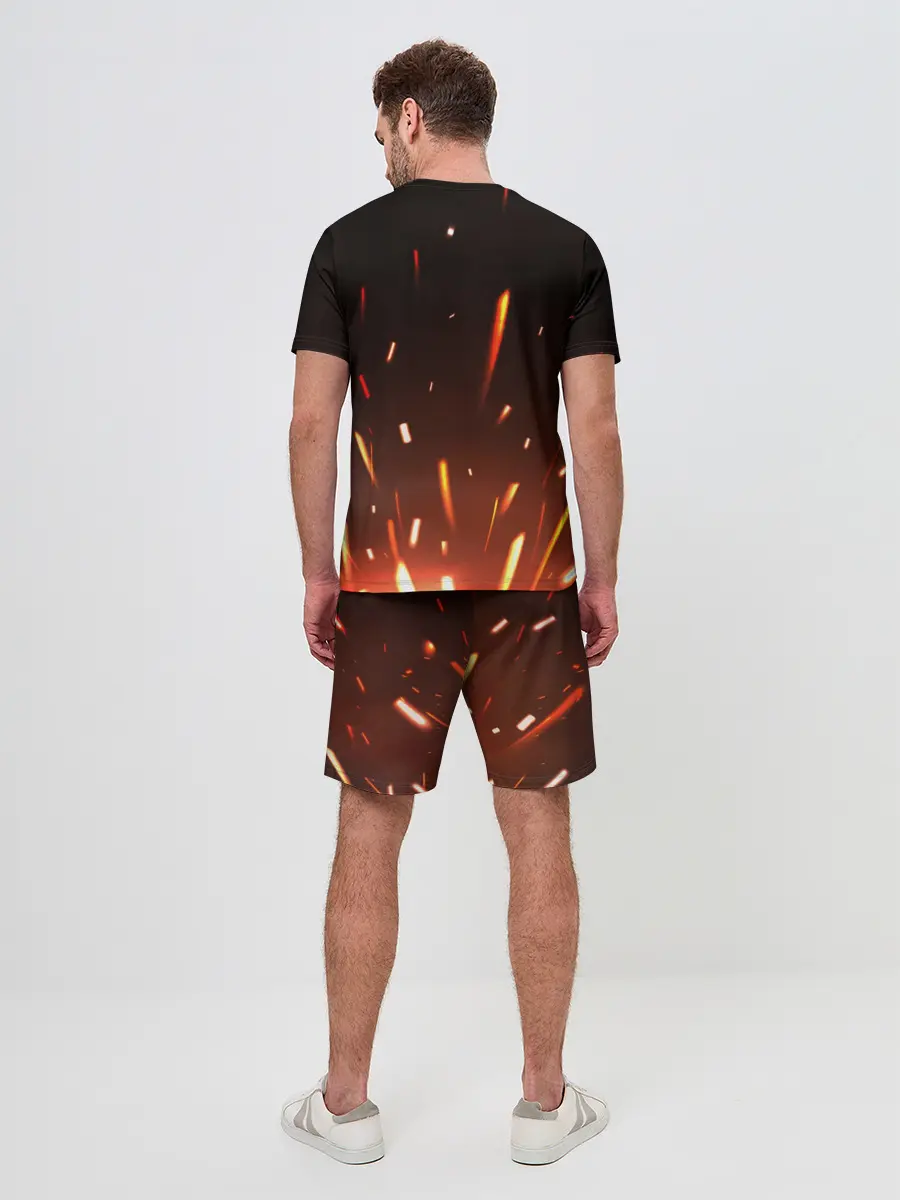 Мужской костюм с шортами / Скелет из Вальхейма