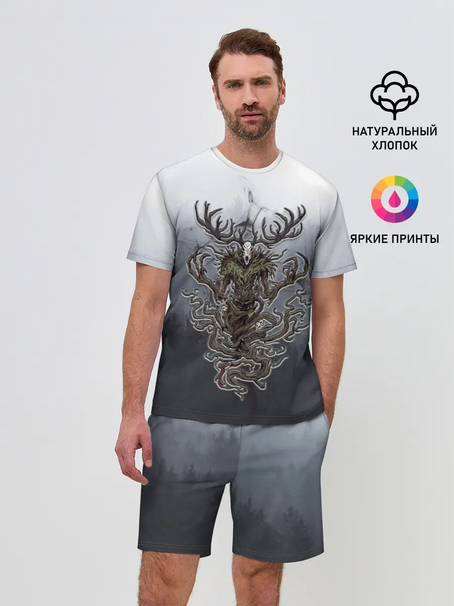 Мужской костюм с шортами / Леший