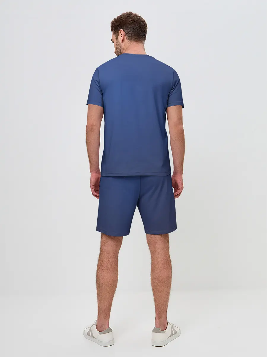 Мужской костюм с шортами / Digital face