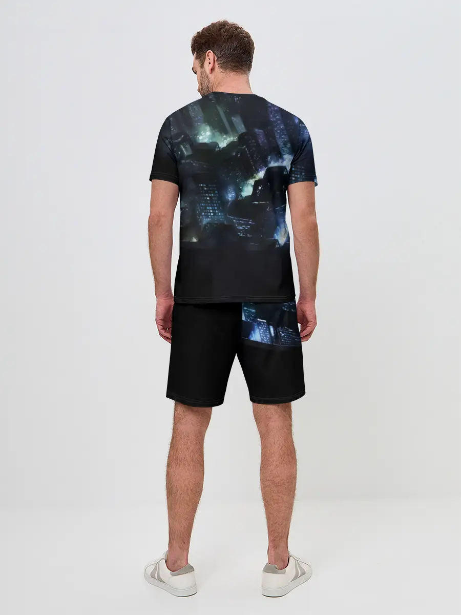 Мужской костюм с шортами / Токийский гуль ночной город