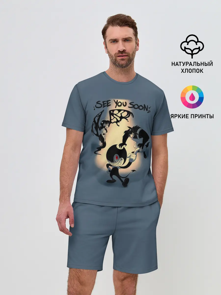 Мужской костюм с шортами / Бенди и Чернильная машина