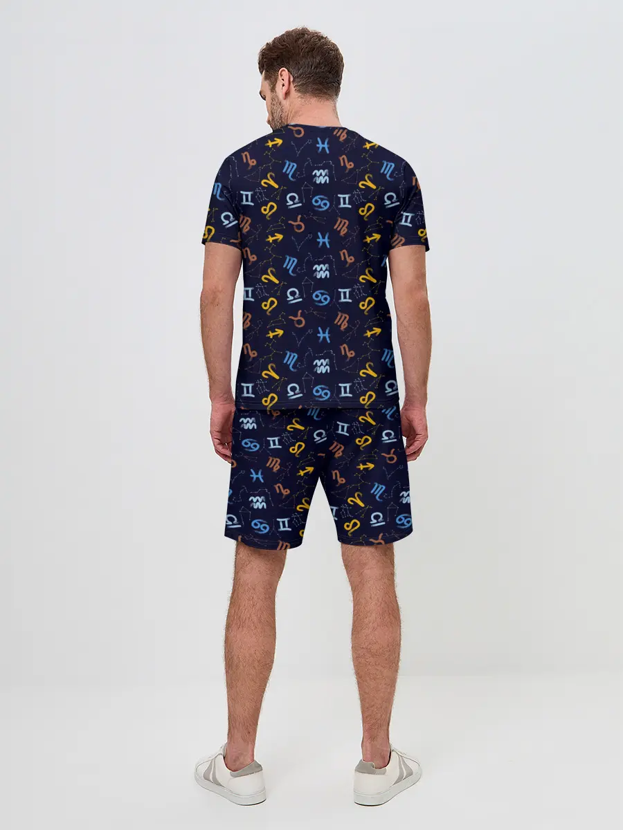 Мужской костюм с шортами / Знаки Зодиака