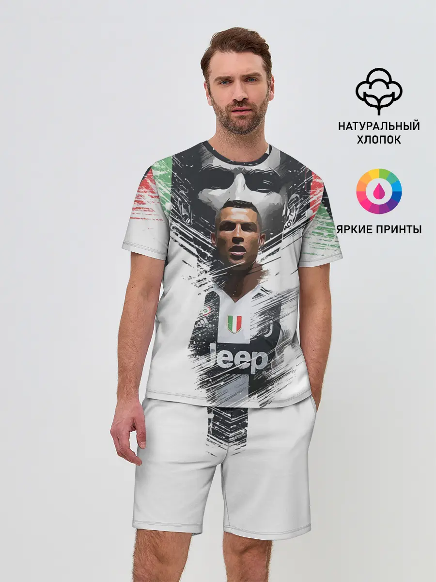 Мужской костюм с шортами / Криштиану Роналду