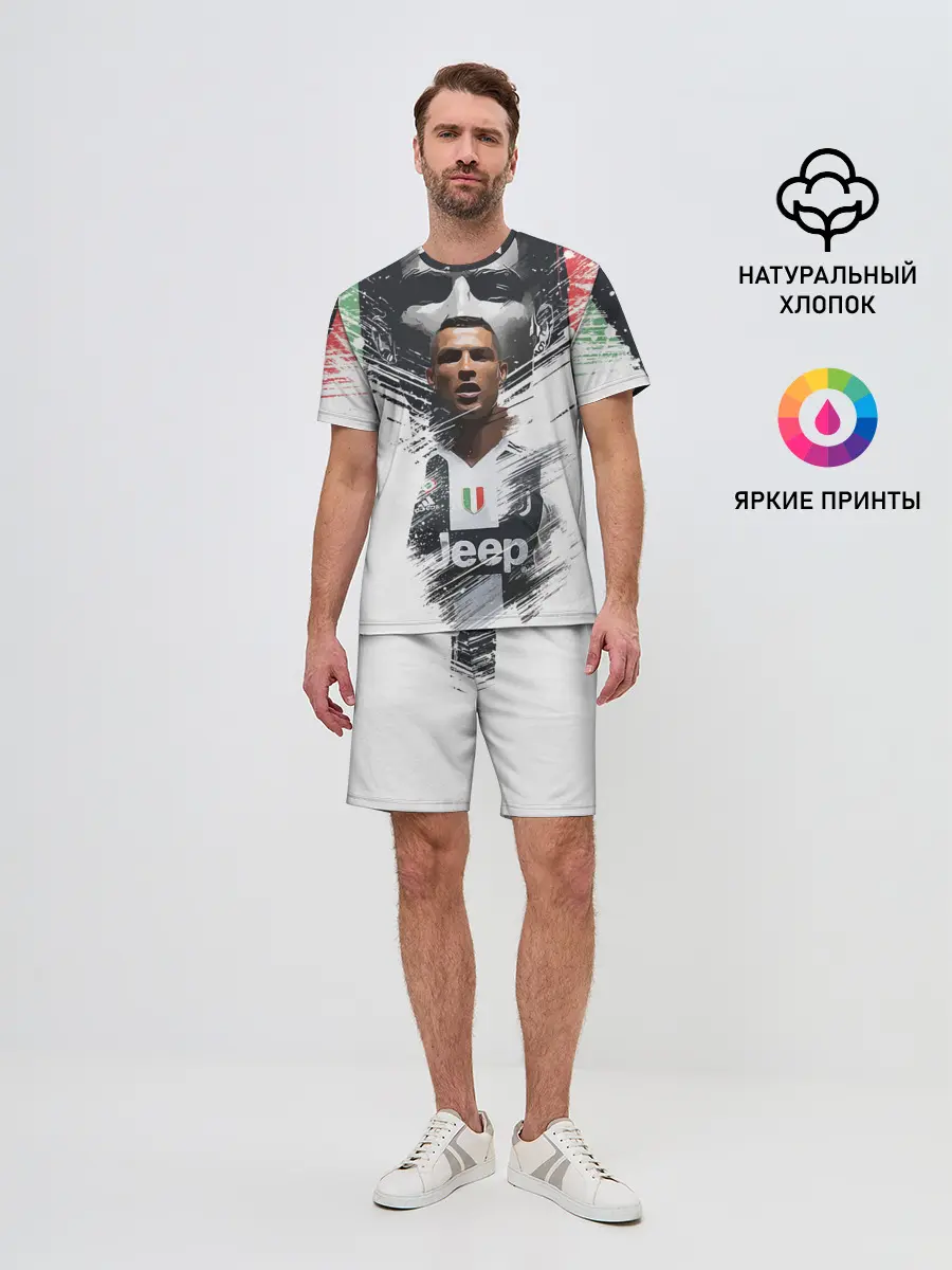 Мужской костюм с шортами / Криштиану Роналду