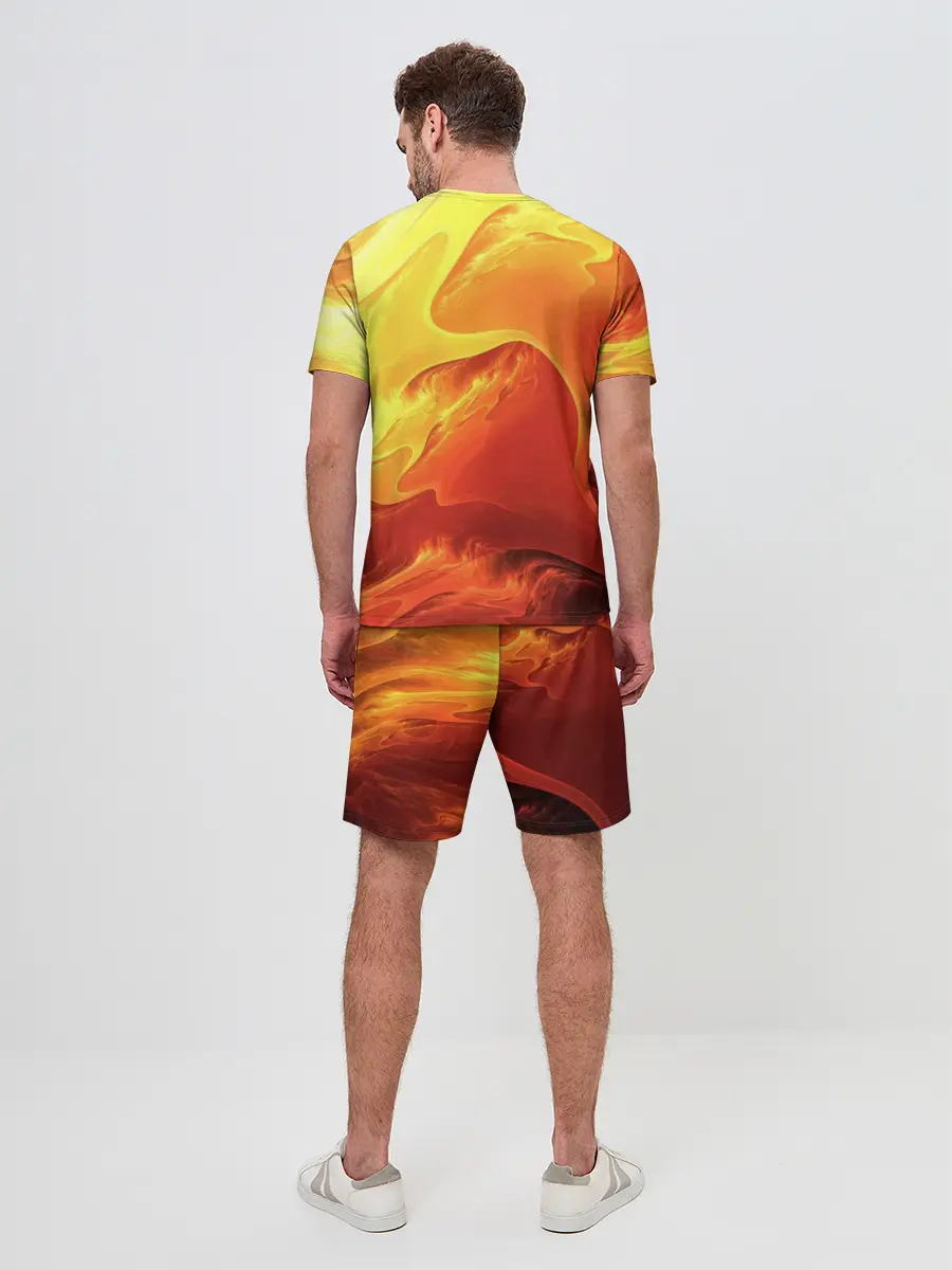 Мужской костюм с шортами / Шаман Кинг | Хао | Зик