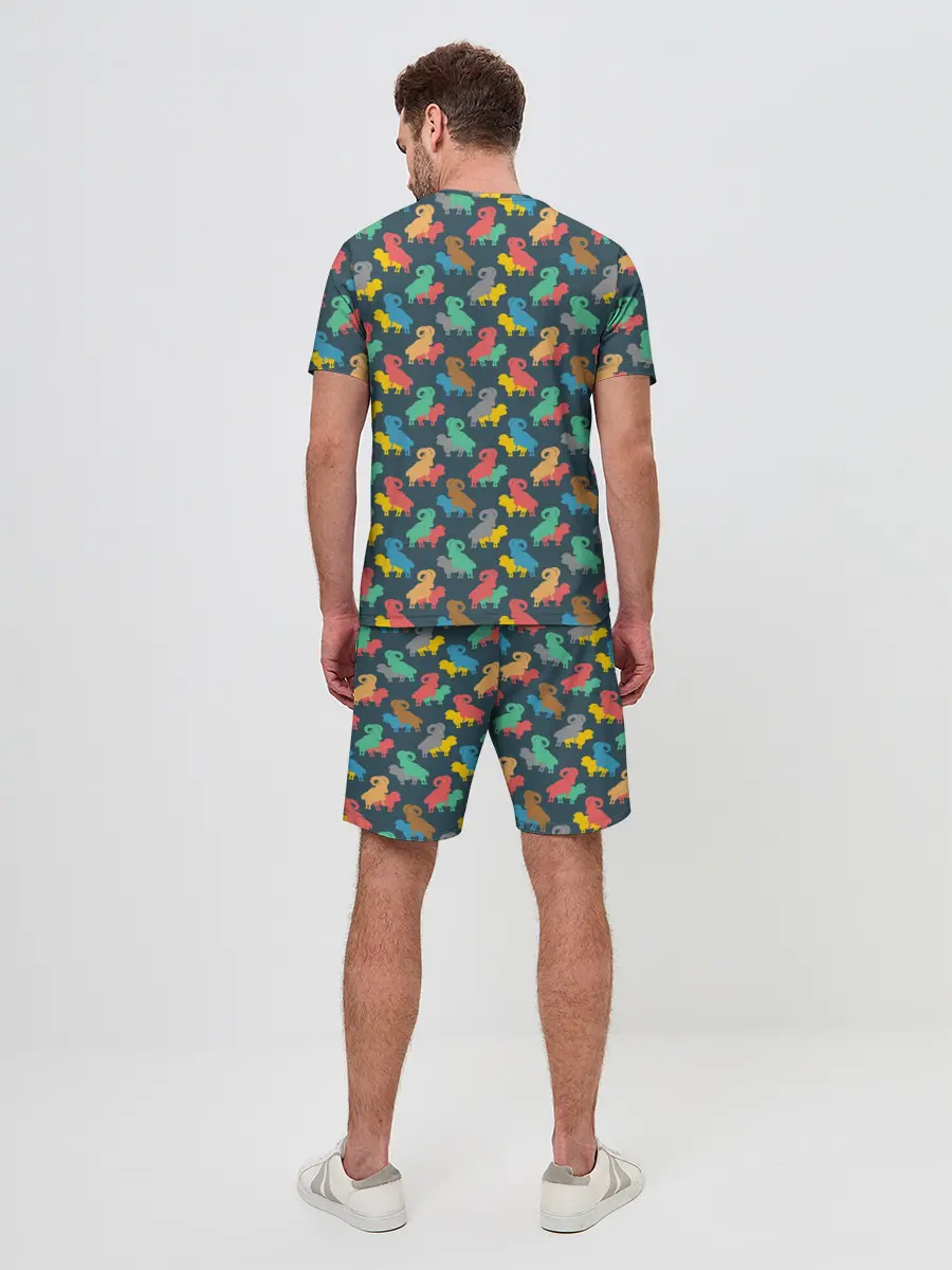 Мужской костюм с шортами / Овен