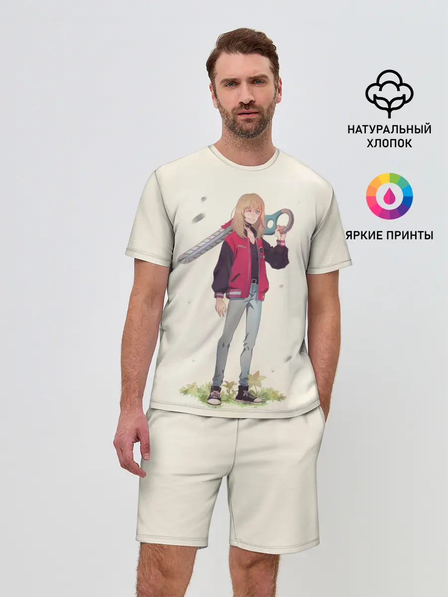 Мужской костюм с шортами / Кавай