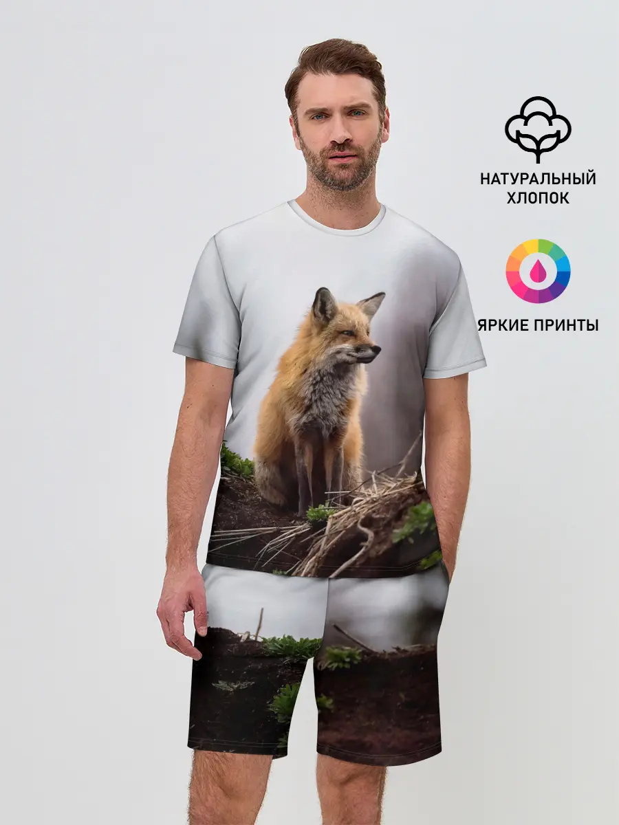 Мужской костюм с шортами / Лиса