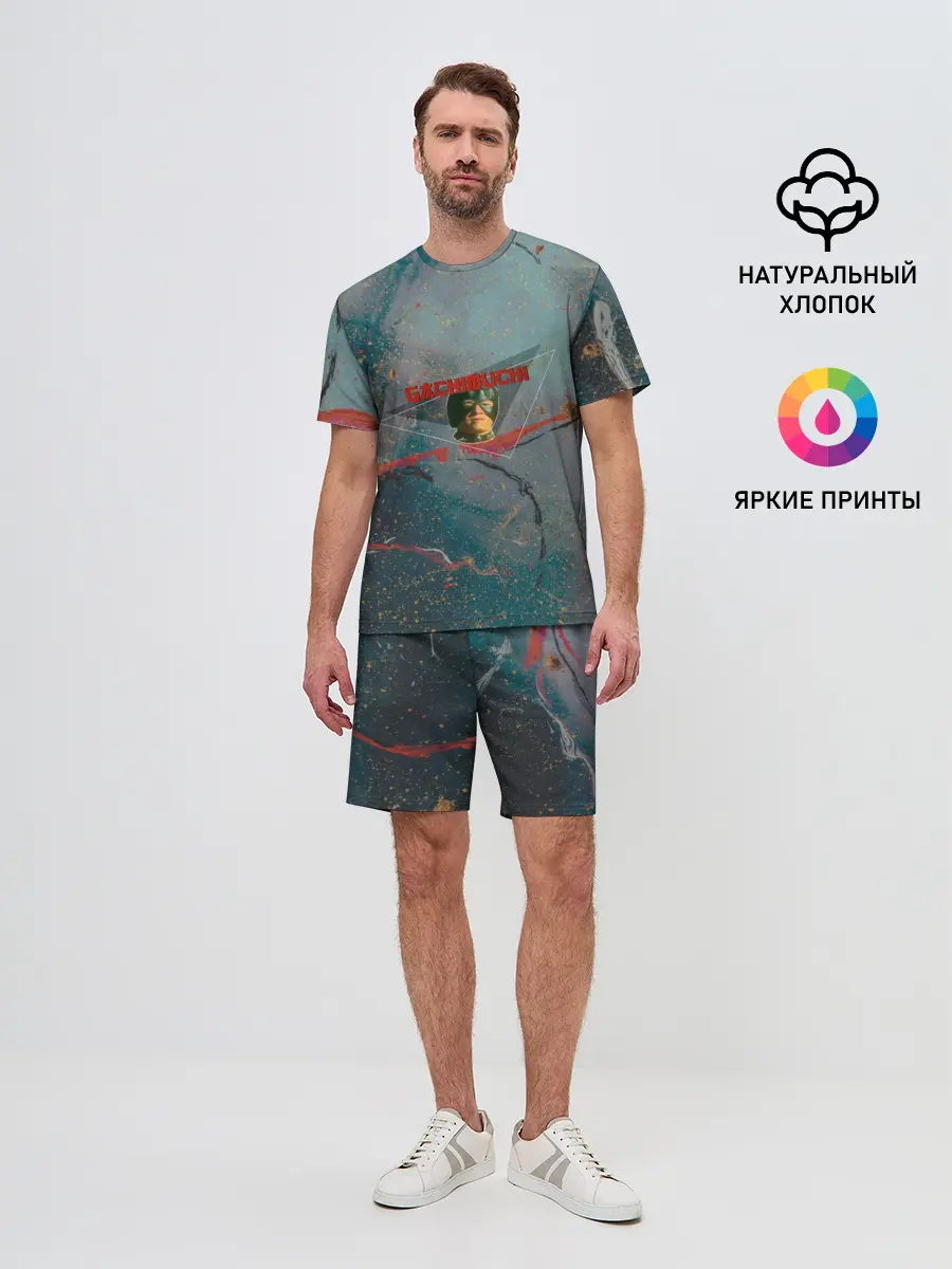 Мужской костюм с шортами / Gachimuchi | Гачимучи ошейник