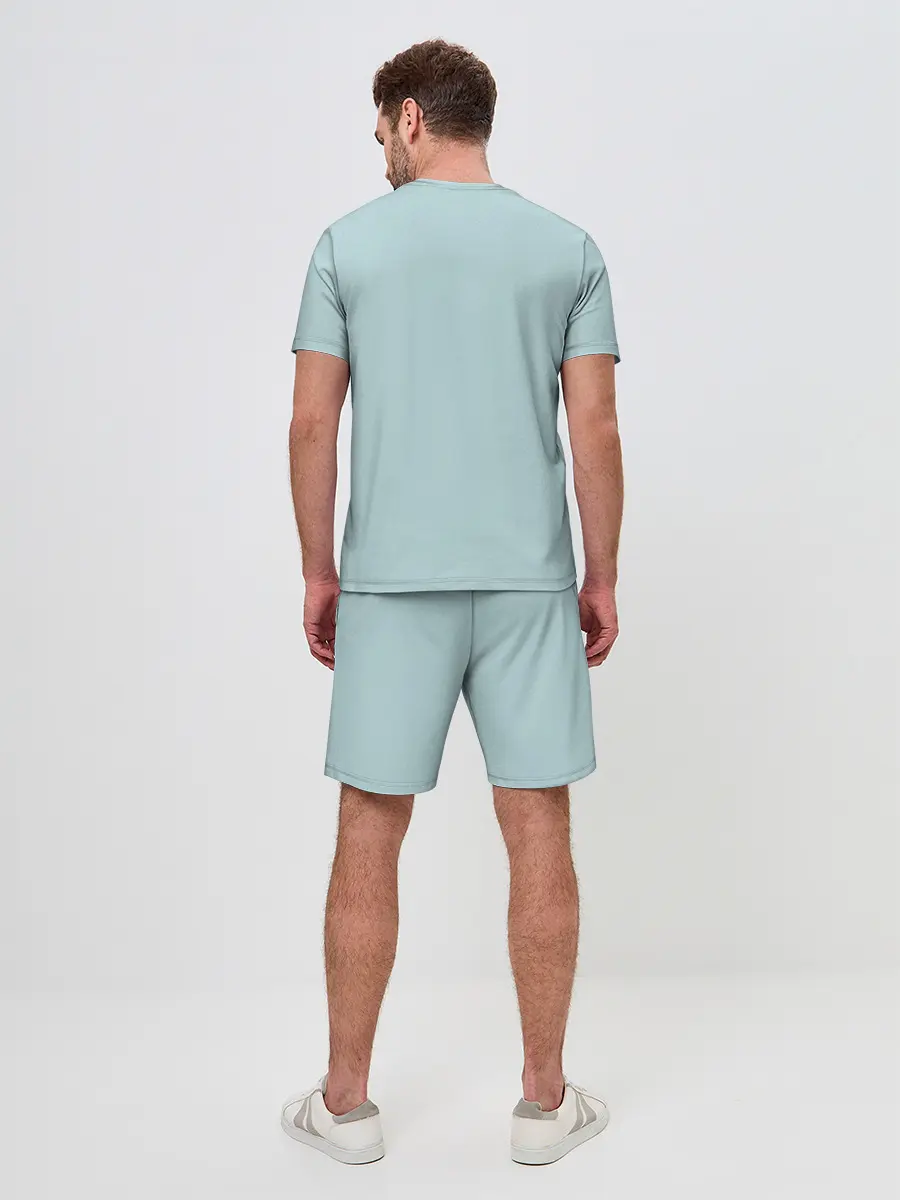 Мужской костюм с шортами / Беспородная Собака дворняга / A Dog