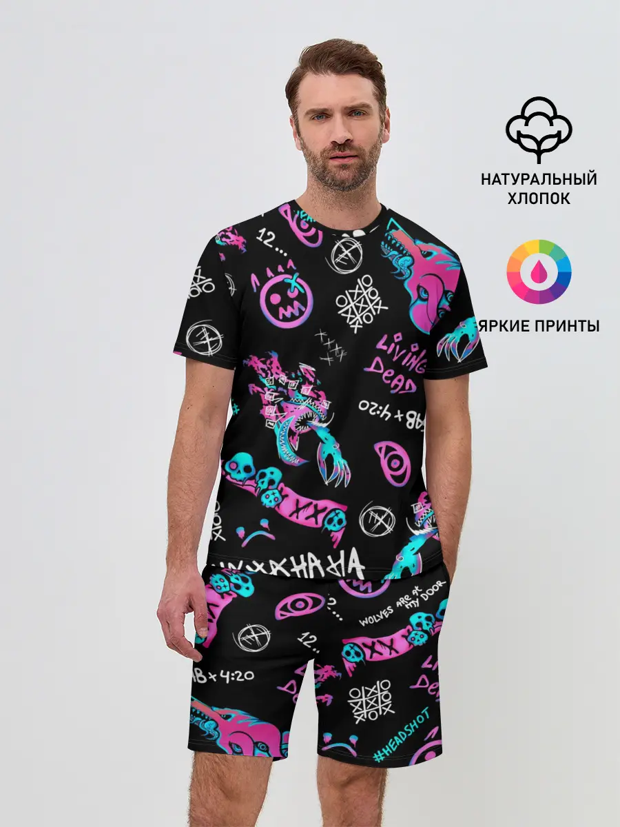 Мужской костюм с шортами / CS GO