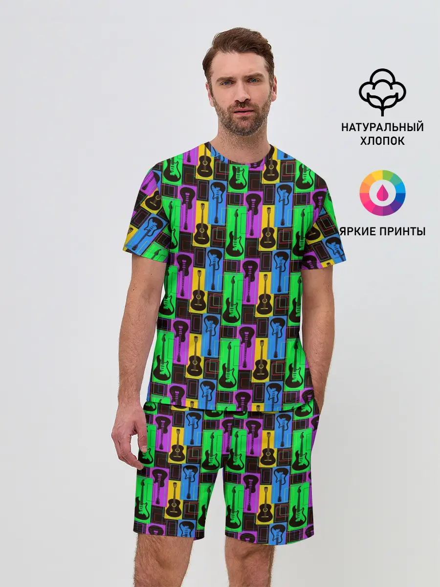 Мужской костюм с шортами / Рокер