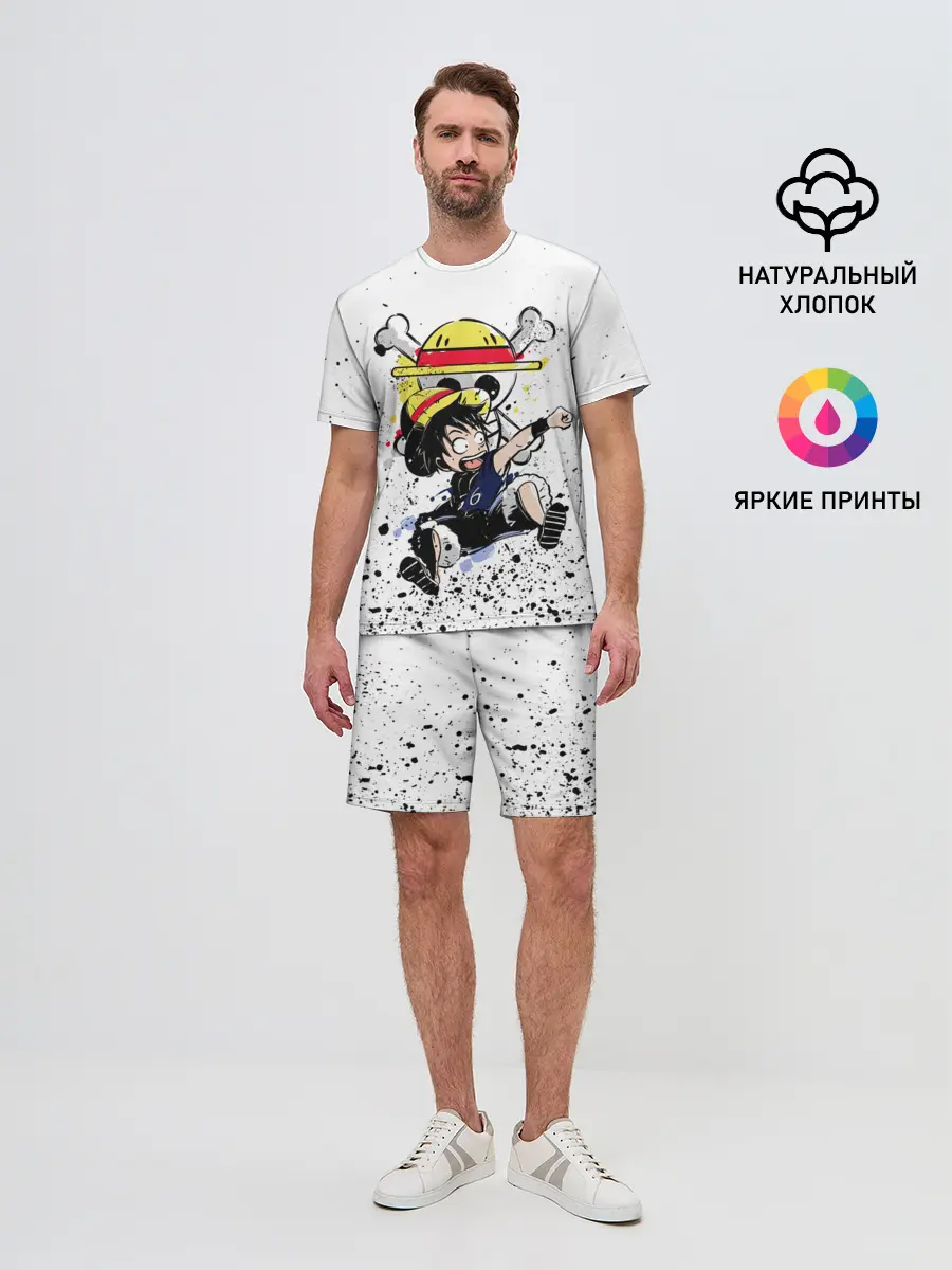 Мужской костюм с шортами / Луффи