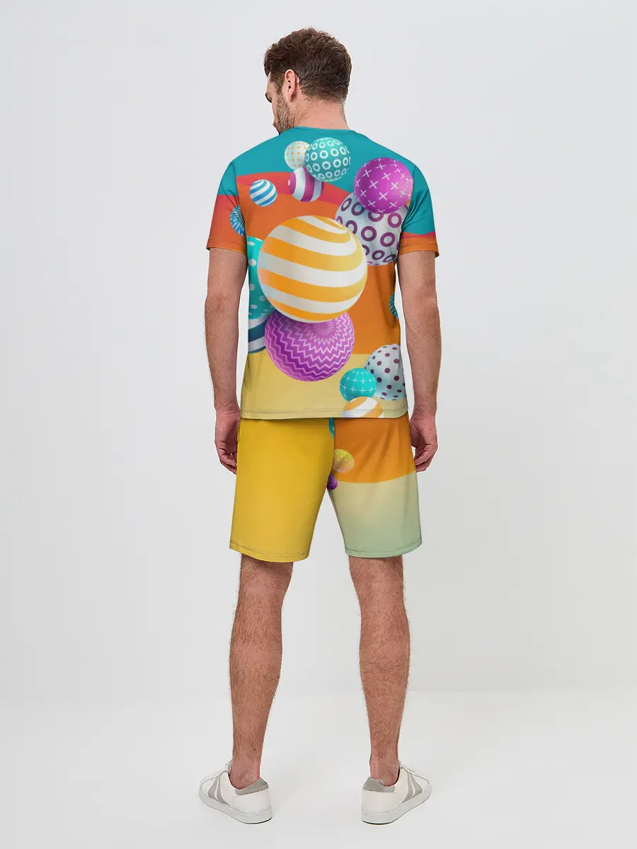 Мужской костюм с шортами / Мячики
