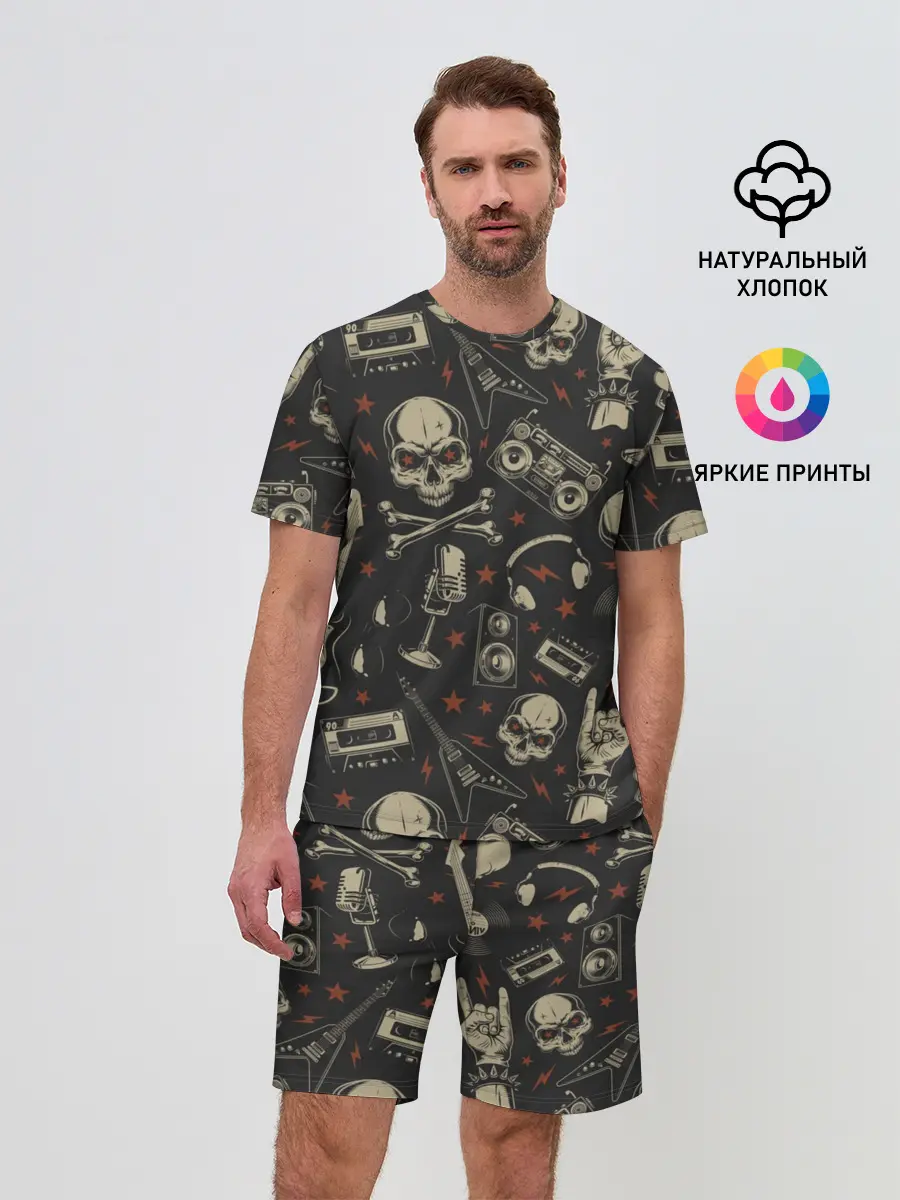 Мужской костюм с шортами / Рок-музыка