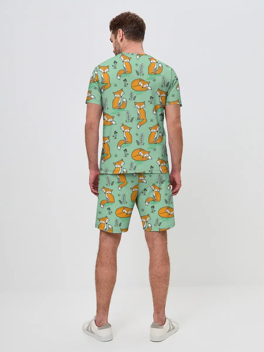 Мужской костюм с шортами / Лиса с Грибами