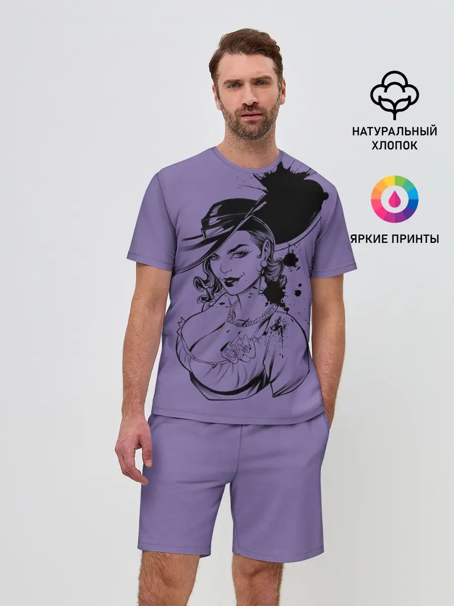 Мужской костюм с шортами / village resident evil