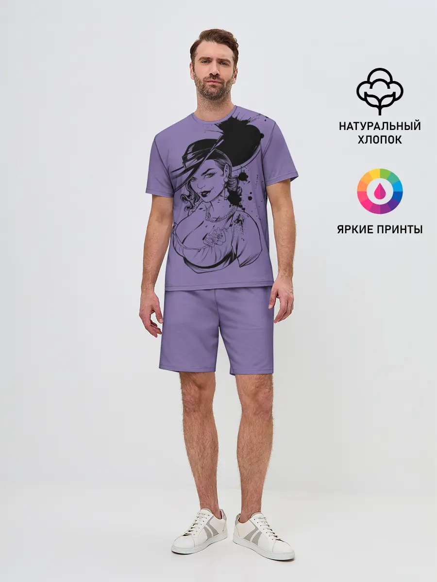 Мужской костюм с шортами / village resident evil