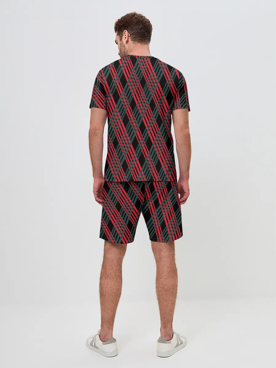 Мужской костюм с шортами / Игральные карты