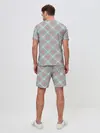 Мужской костюм с шортами / Узор в клетку