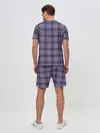Мужской костюм с шортами / Узор в клетку