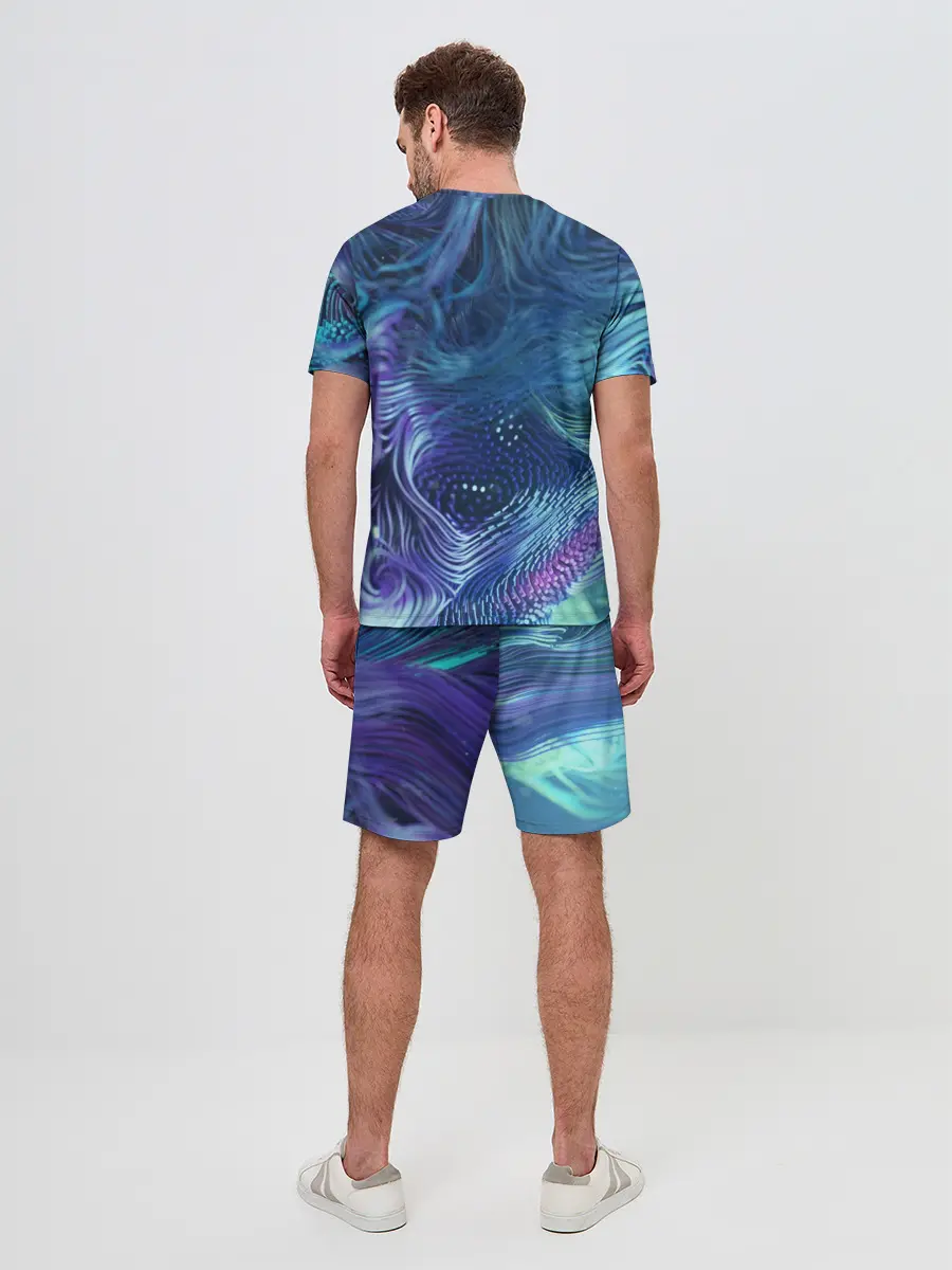 Мужской костюм с шортами / Абстракция