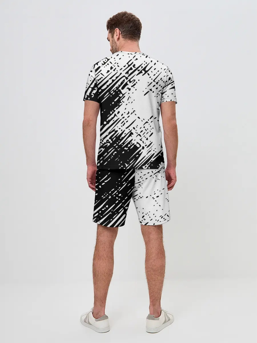 Мужской костюм с шортами / спорт фсб