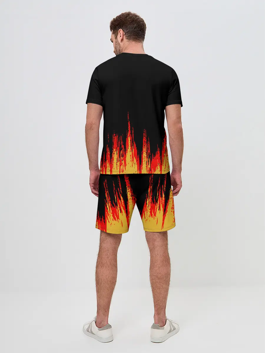 Мужской костюм с шортами / годзилла