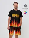 Мужской костюм с шортами / годзилла