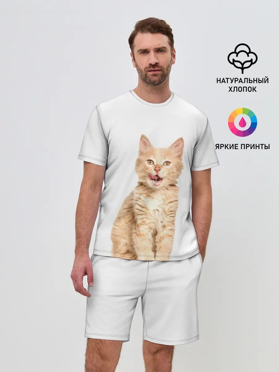 Мужской костюм с шортами / Кошечка