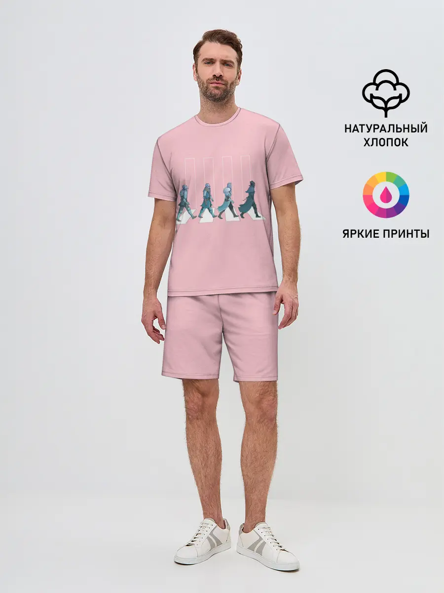 Мужской костюм с шортами / Dark souls x Beatles