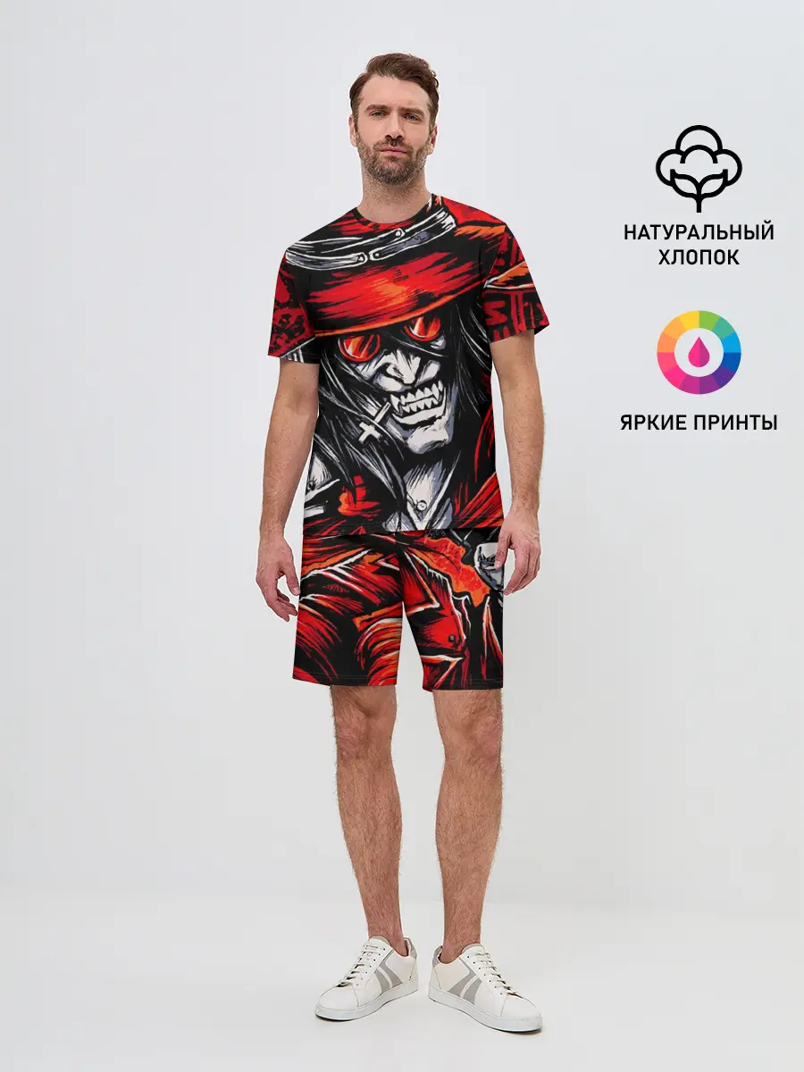 Мужской костюм с шортами / ALUCARD IN RED