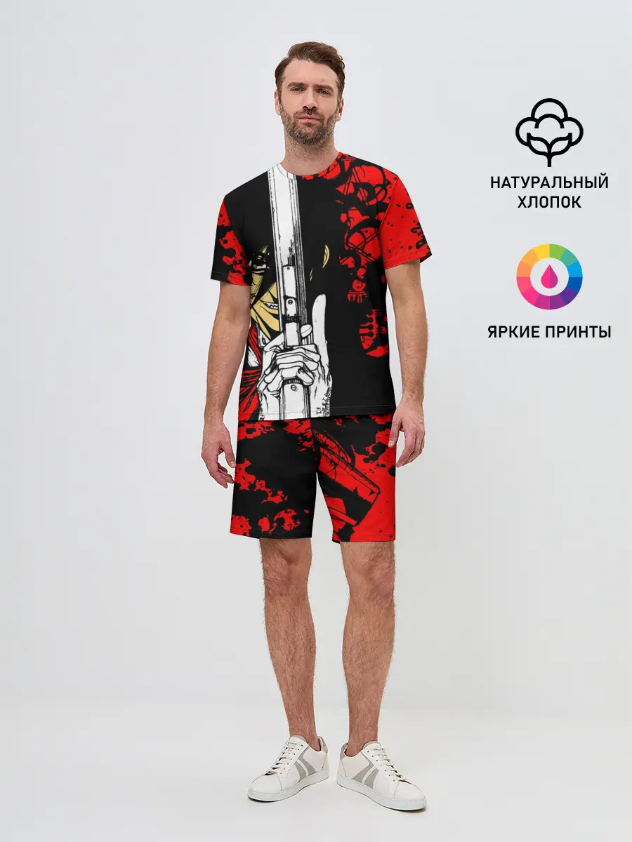 Мужской костюм с шортами / Алукард - Хеллсинг