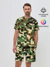 Мужской костюм с шортами / Камуфляж