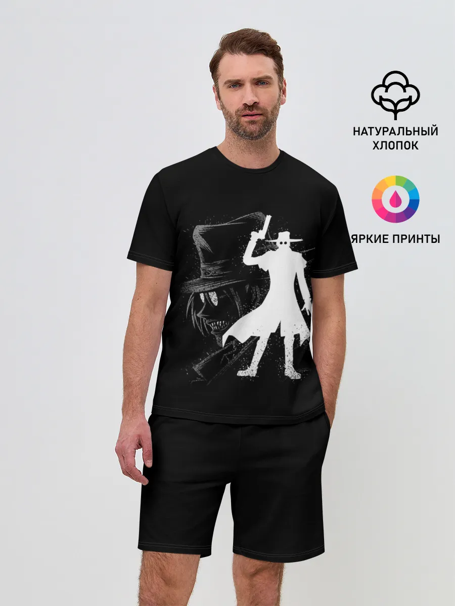 Мужской костюм с шортами / Силуэт Hellsing