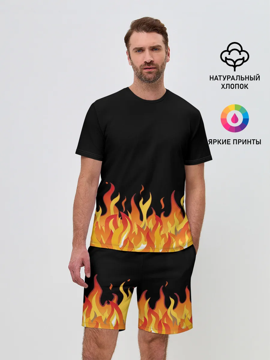 Мужской костюм с шортами / ОГОНЬ И НИЧЕГО ЛИШНЕГО