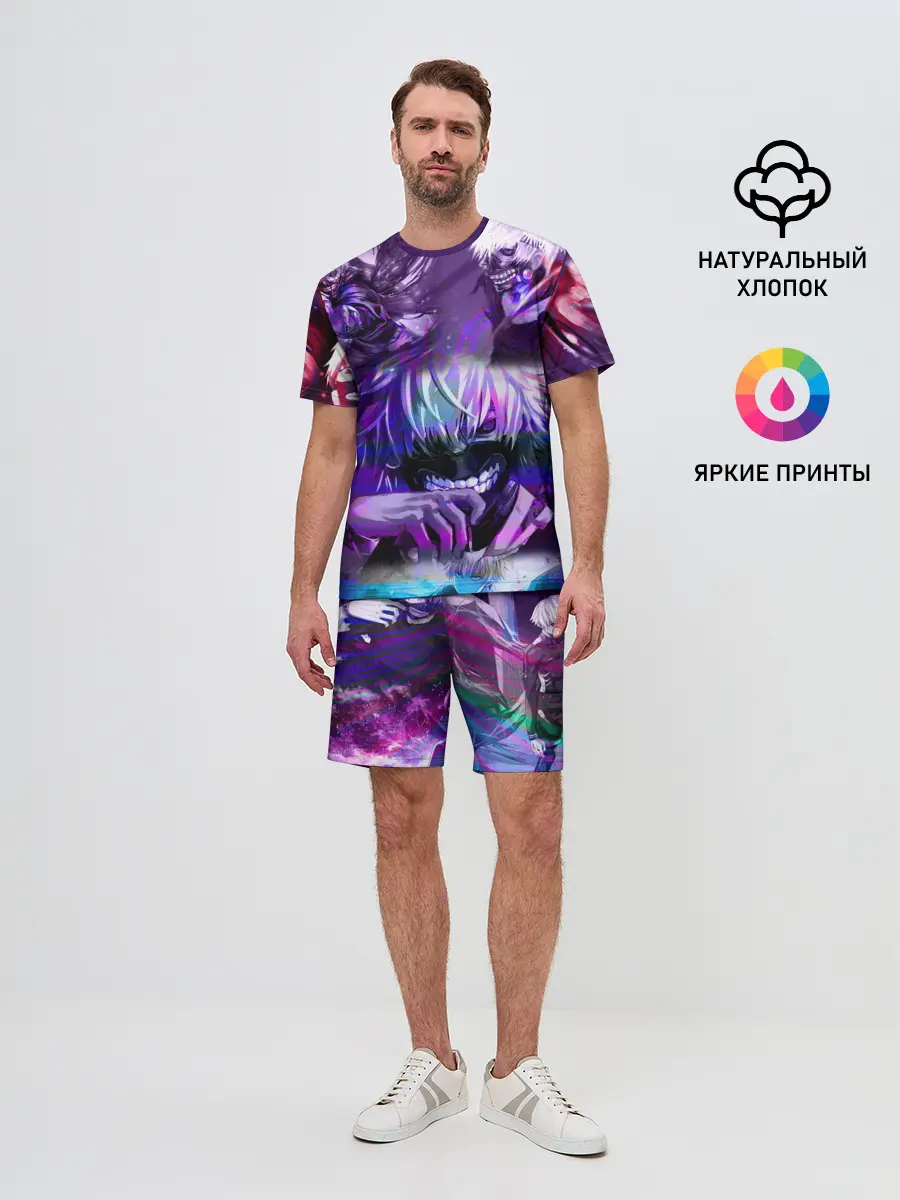 Мужской костюм с шортами / Ретро Рейв Гуль