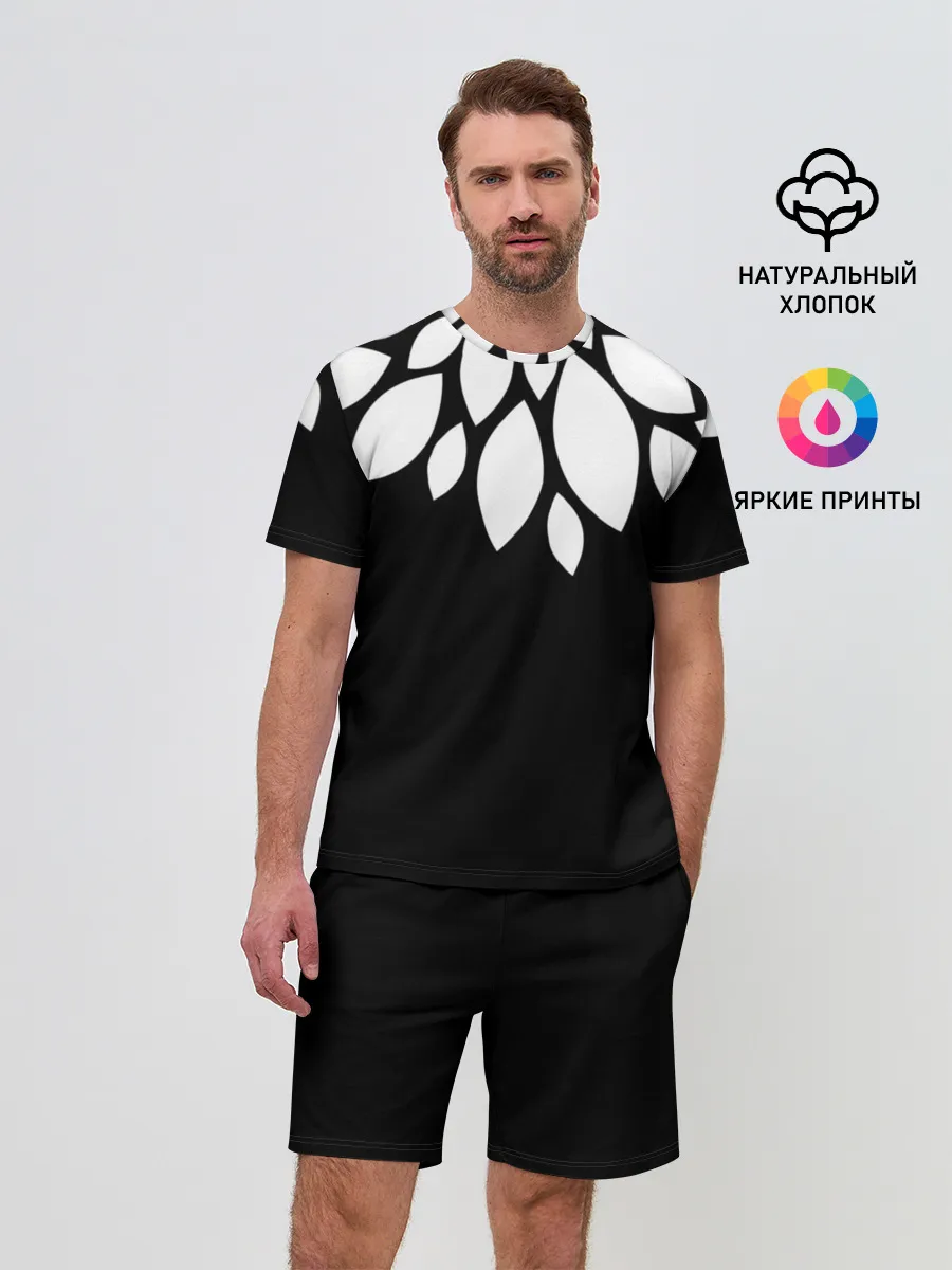Мужской костюм с шортами / Лепестки