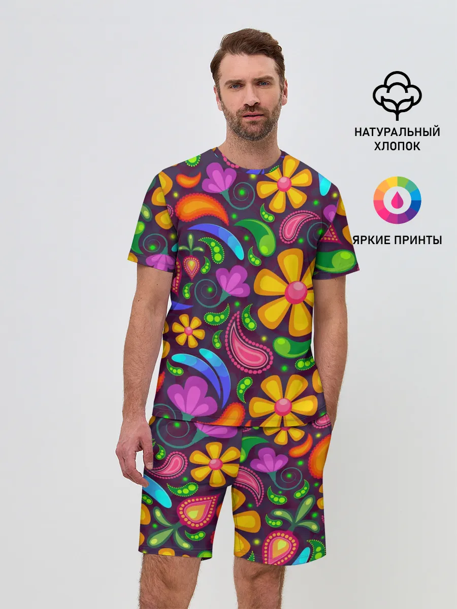 Мужской костюм с шортами / Пляжная