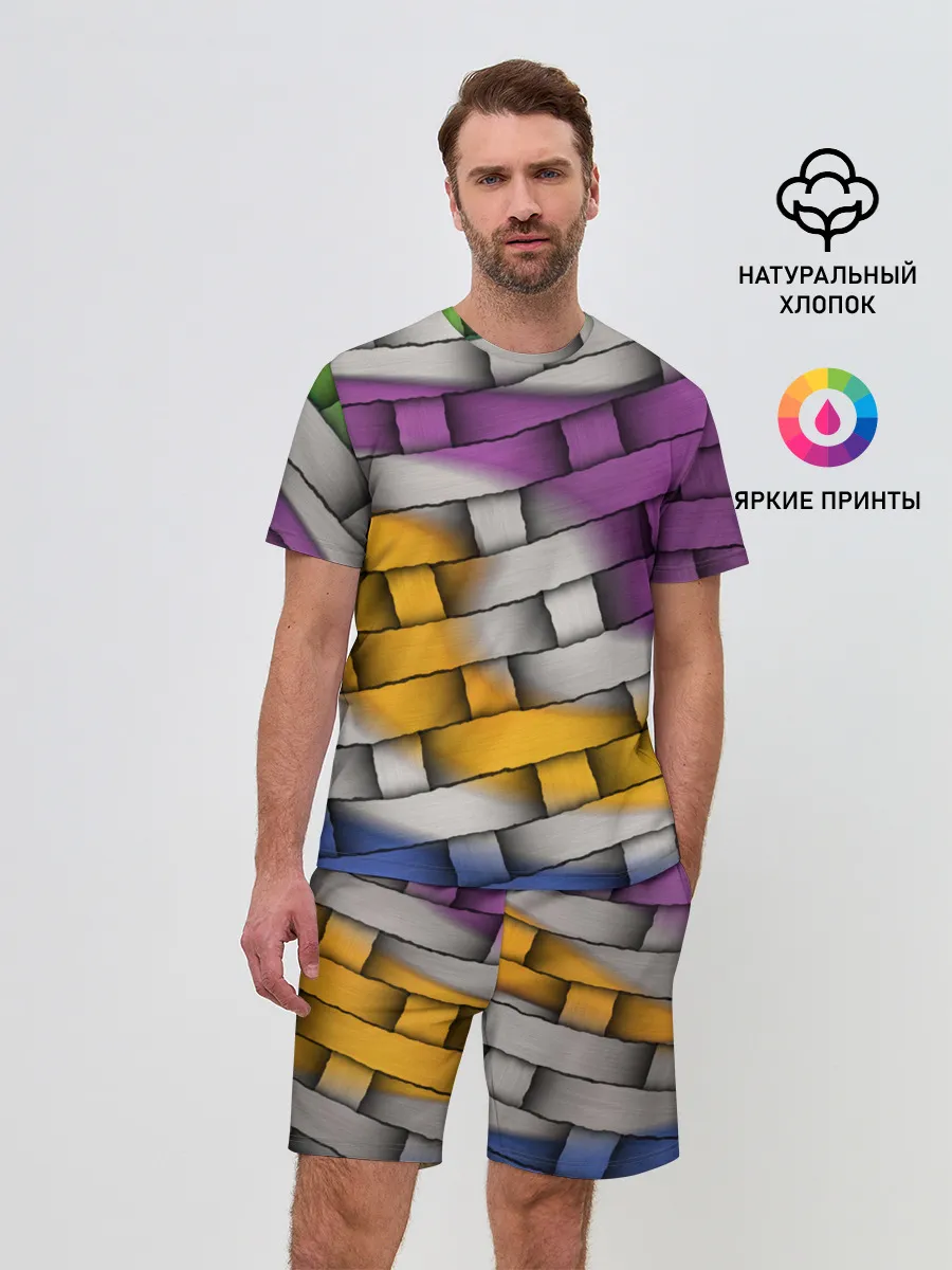 Мужской костюм с шортами / АБСТРАКТ