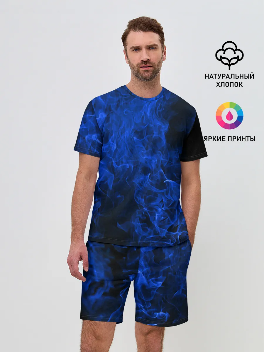 Мужской костюм с шортами / Blue Fire