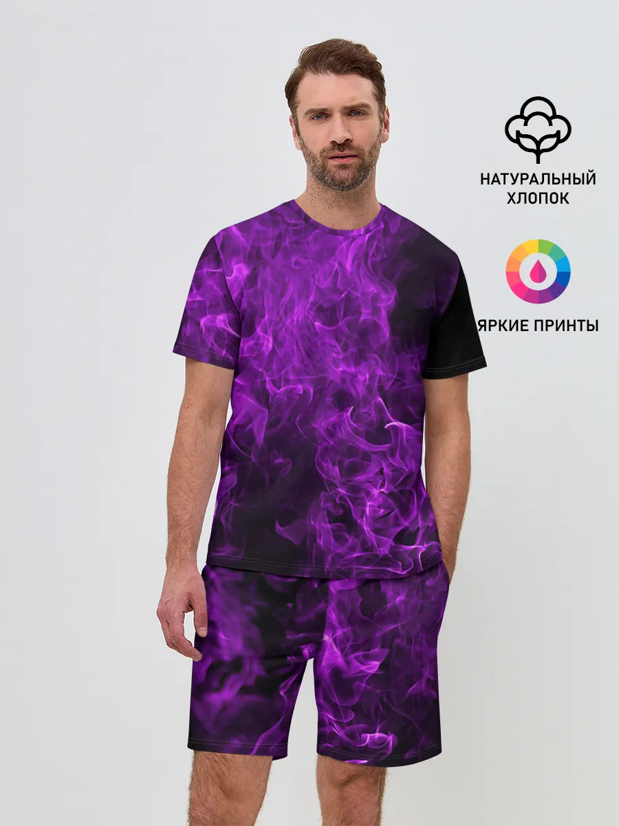 Мужской костюм с шортами / Violet Fire