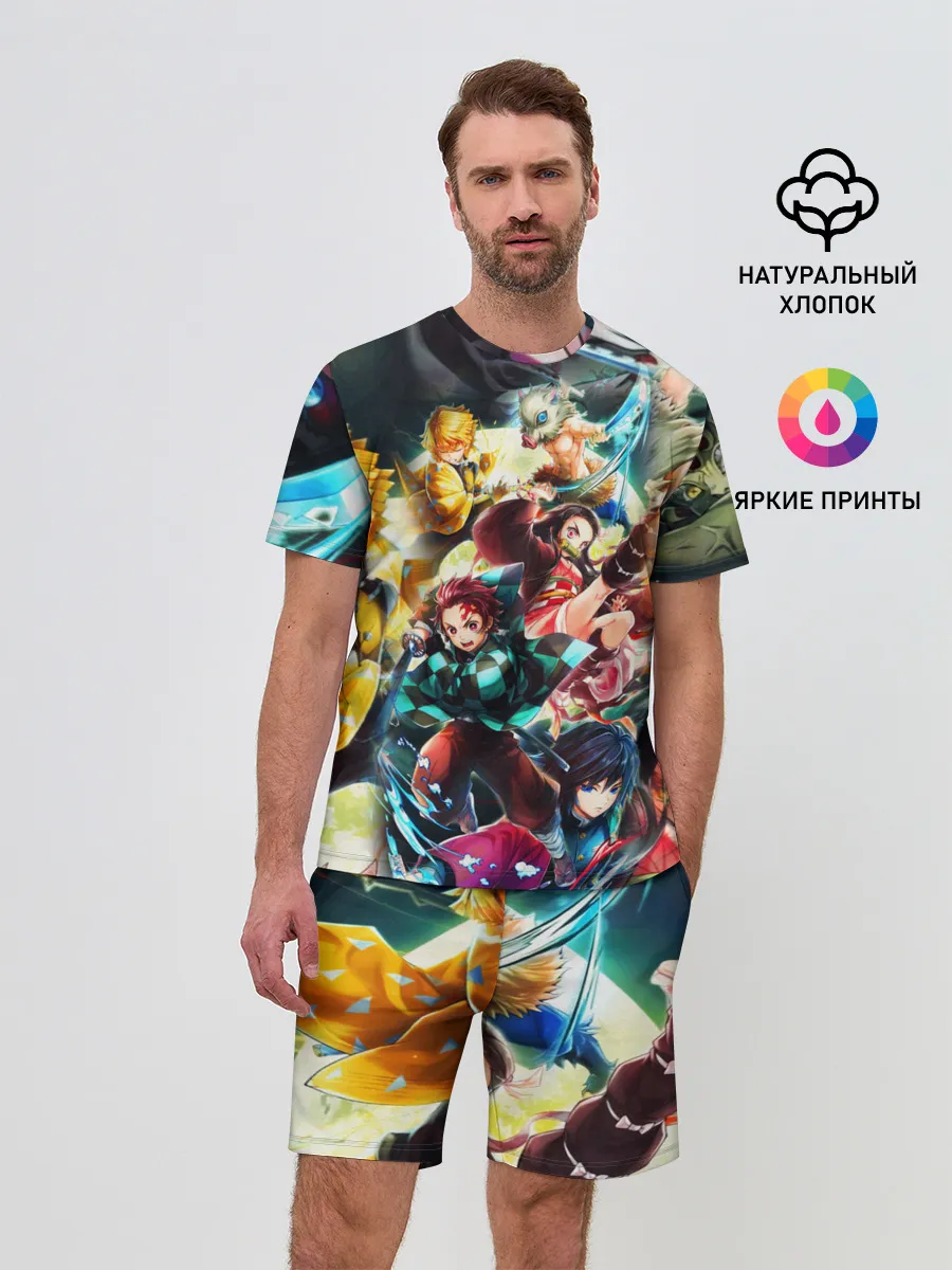 Мужской костюм с шортами / КЛИНОК РАССЕКАЮЩИЙ ДЕМОНОВ ПЕРСОНАЖИ