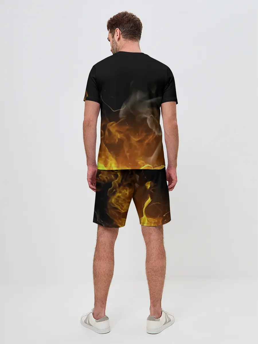 Мужской костюм с шортами / Танджиро Камадо в огне